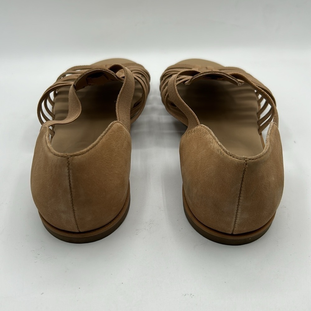 Eileen Fisher Tan Woman's‎ Rato Gladiator Nubuck Leather Sandals Size 8 New! - Picture 4 of 7